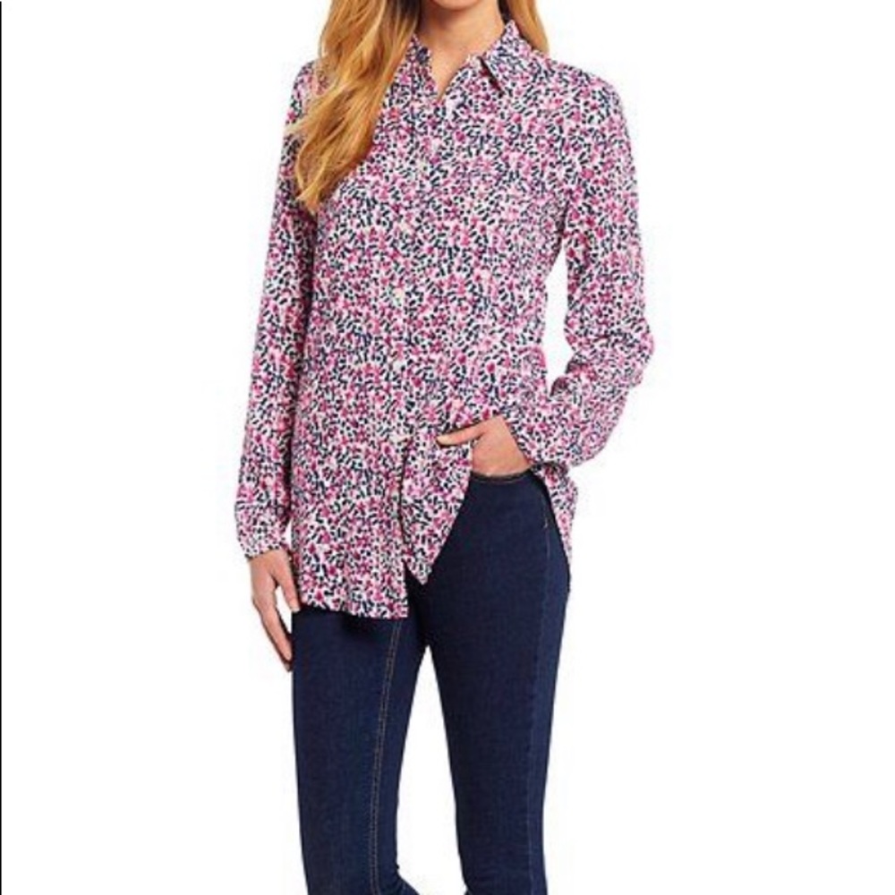 Joules  - Elvina Sweet Ditsy Print Woven Shirt